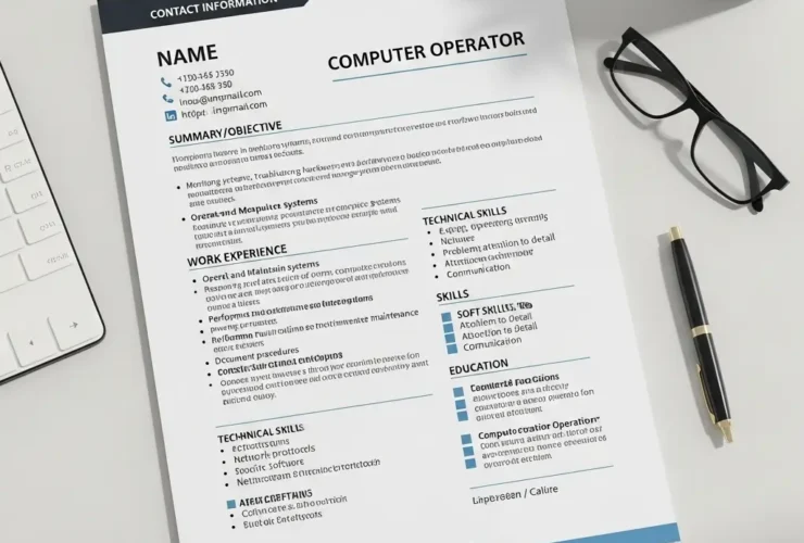 Computer Operator Resume Format