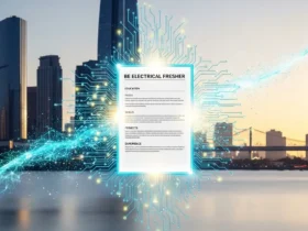 BE Electrical Fresher Resume Format
