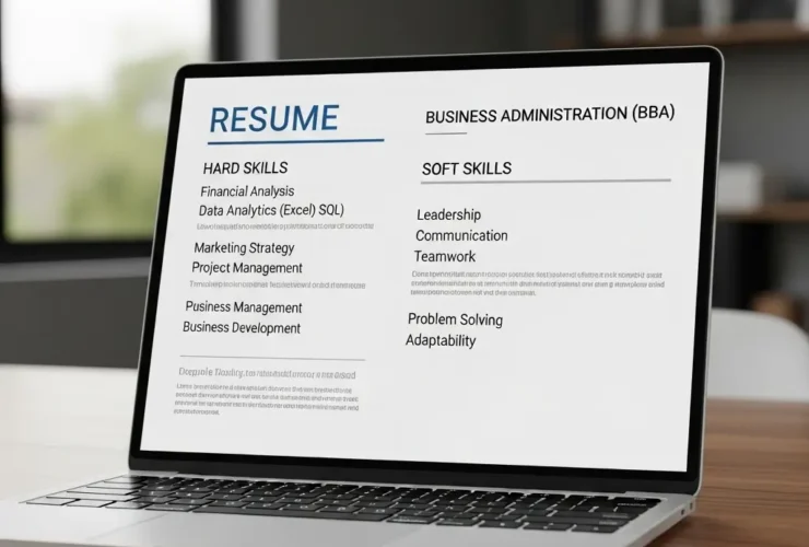 BBA Resume Format