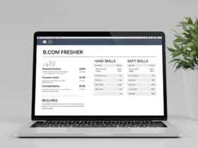 B.Com Fresher Resume Format