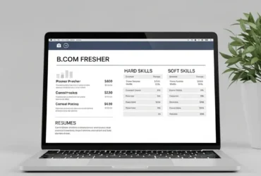 B.Com Fresher Resume Format
