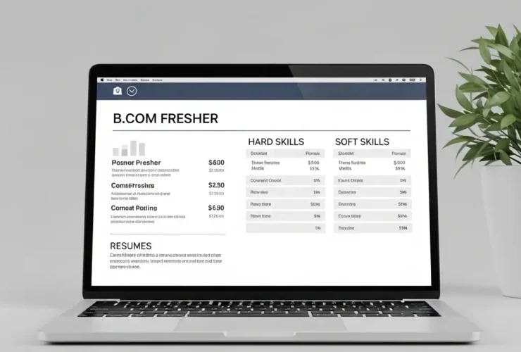 B.Com Fresher Resume Format