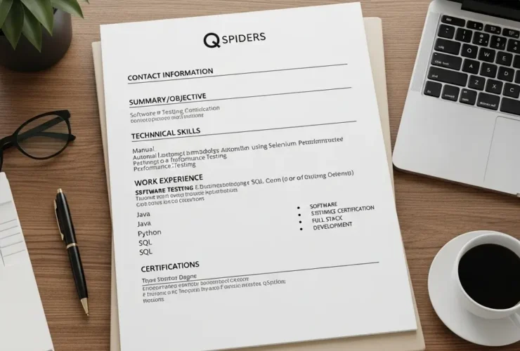 QSpiders Resume Format