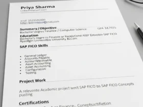 SAP FICO Fresher Resume Format